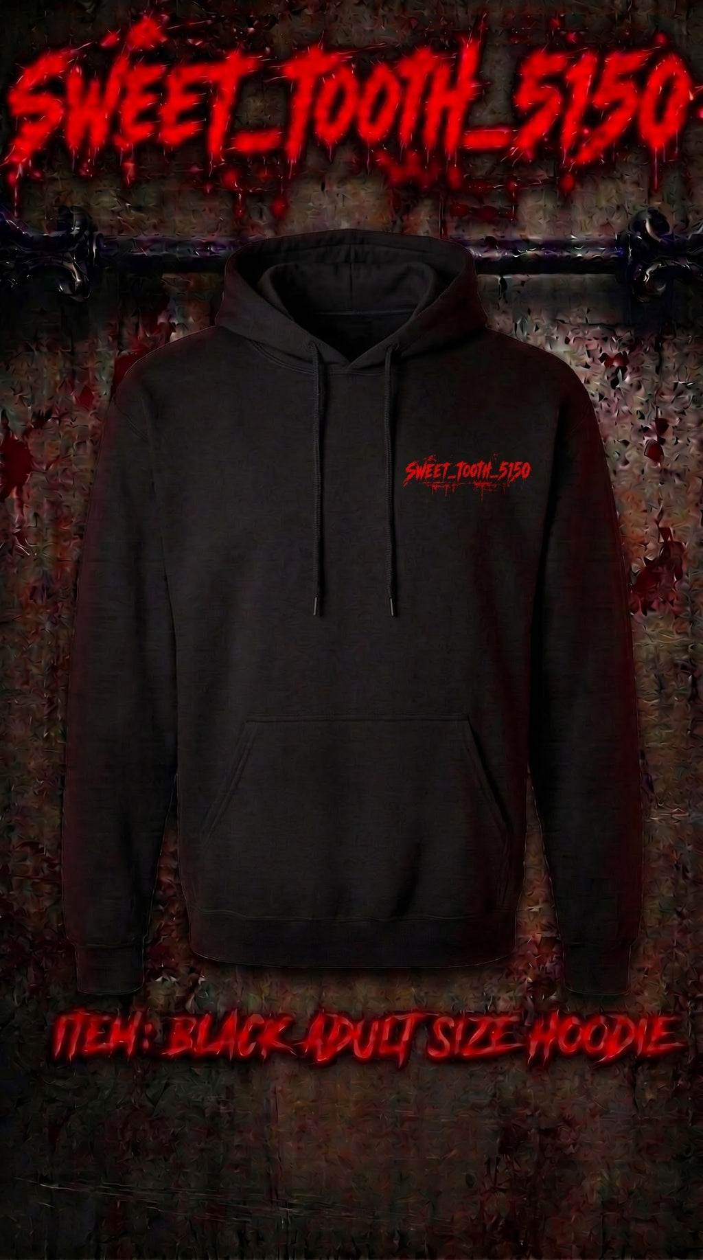 XL Black Heavy Hoodie