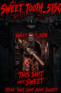 "THIS SHIT AINT SWEET" Black T-Shirt Vivid AF DTF